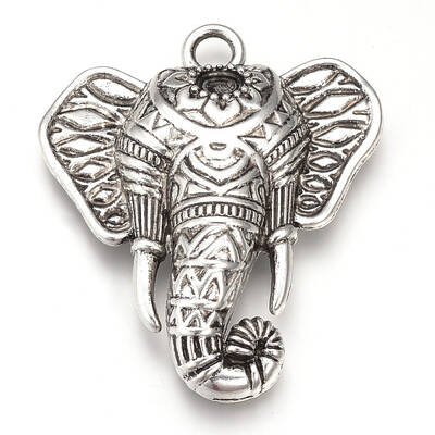 Tibetan Style Alloy Big Pendants