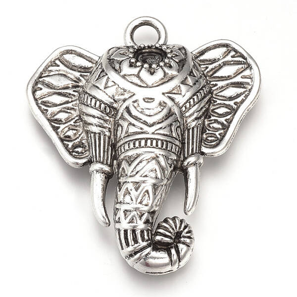 Tibetan Style Alloy Big Pendants