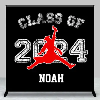 Class Of 2024 Cheering Graduate Custom Grad Backdrop - Aperturee