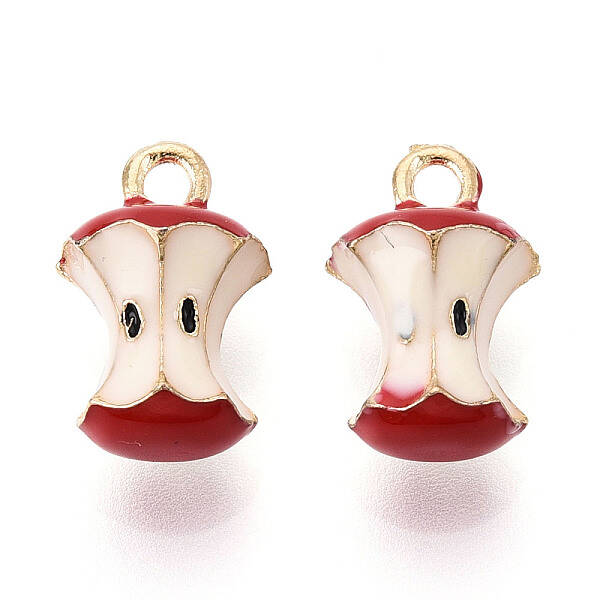 Fruit Alloy Enamel Charms