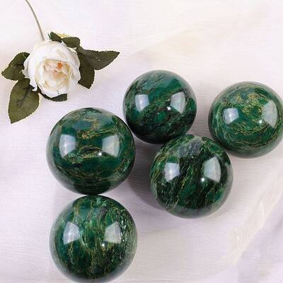Natural Emerald Crystal Ball