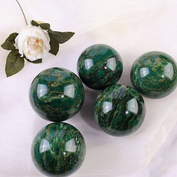 Natural Emerald Crystal Ball