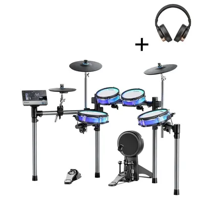 Donner BackBeat Professional Electronic Drum Kit - Drum+Headphones