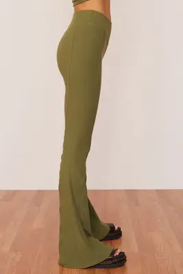Eucalyptus Flare | Size: S - Regular | Color: Eucalyptus | Style: High-Waisted