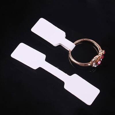 Paper Jewelry Display Price Label Cards