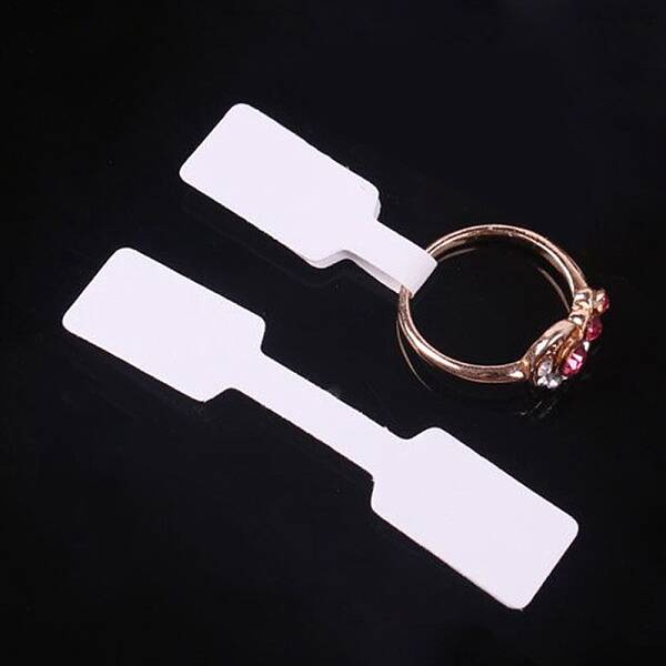 Paper Jewelry Display Price Label Cards