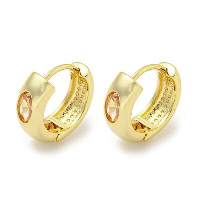 Brass with Cubic Zirconia Earrings