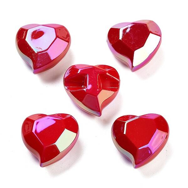 UV Plating Acrylic European Beads