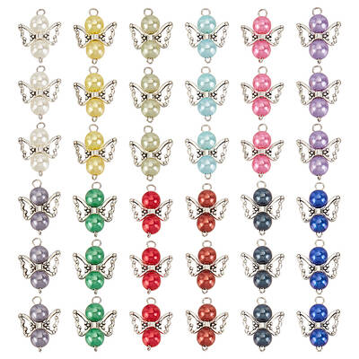 Acrylic & Alloy Connector Charms