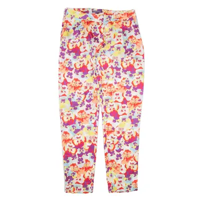 TOMMY HILFIGER Floral Trousers Red Regular Tapered Womens W30 L30