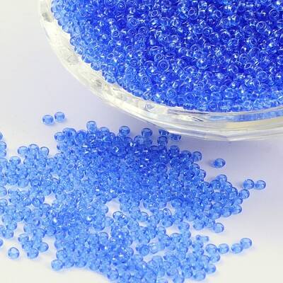 11/0 Grade A Transparent Glass Seed Beads