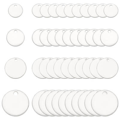 120Pcs 4 Styles 304 Stainless Steel Charms