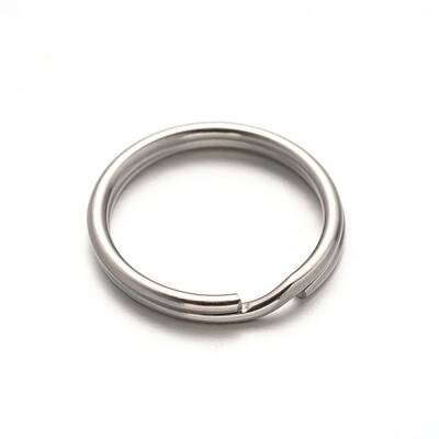 Tarnish Resistant 304 Stainless Steel Split Key Rings