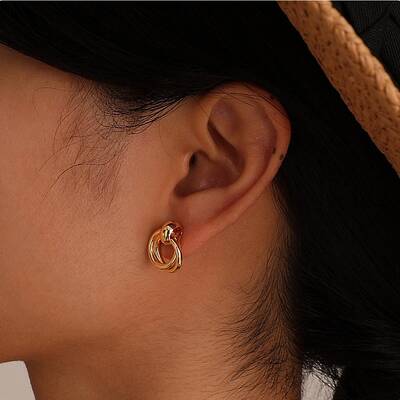 304 Stainless Steel Stud Earrings for Women