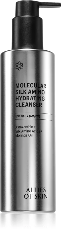 Allies Of Skin Molecular Silk Amino Gel Moisturizing Cleanser With Amino Acids 250 Ml