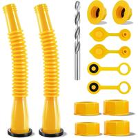 Gas Can Spout Replacement, Gas Can Nozzle, Easier To Use, for Most 1/2/5/10 Gal Oil Cans, with Gas Tank Vent Caps, Christmas ...