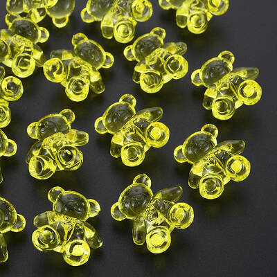 Transparent Acrylic Beads