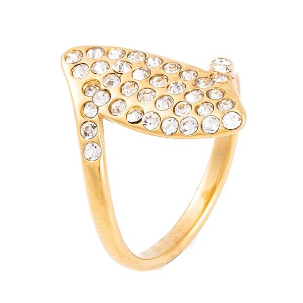 304 Stainless Steel Horse Eye Finger Ring for Women