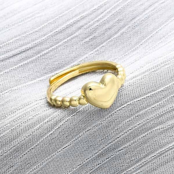 Brass Adjustable Finger Rings for Women