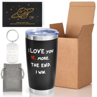 Gift for Men - 20 oz Leakproof Insulated Mug with Slide Lid, Convenient Keychain, Ideal for Gifts, Office & On-the-Go Use -or...
