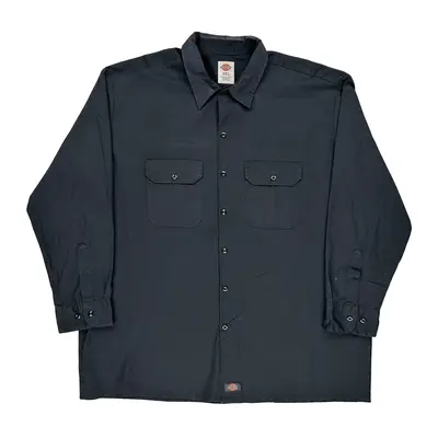 Dickies Shirt - 2XL Grey Polyester Blend