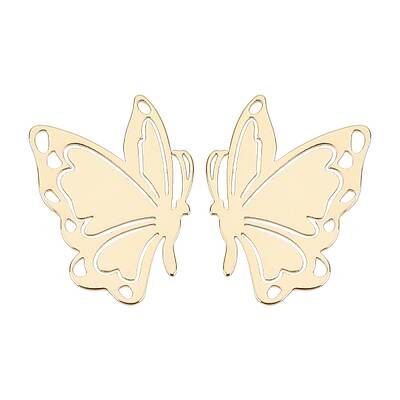 Brass Filigree Joiners Links
