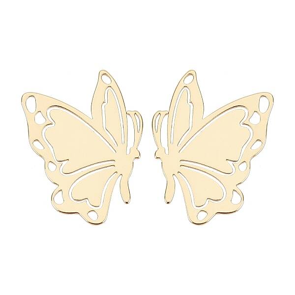 Brass Filigree Joiners Links
