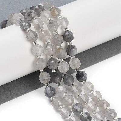 Natural Cloudy Quartz Beads Strands