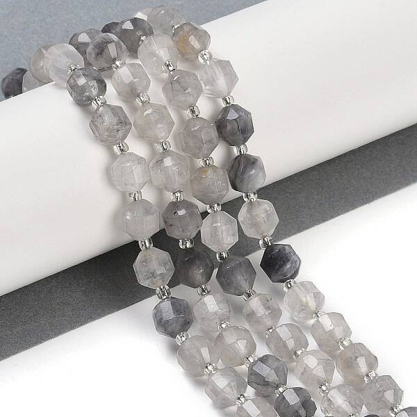 Natural Cloudy Quartz Beads Strands