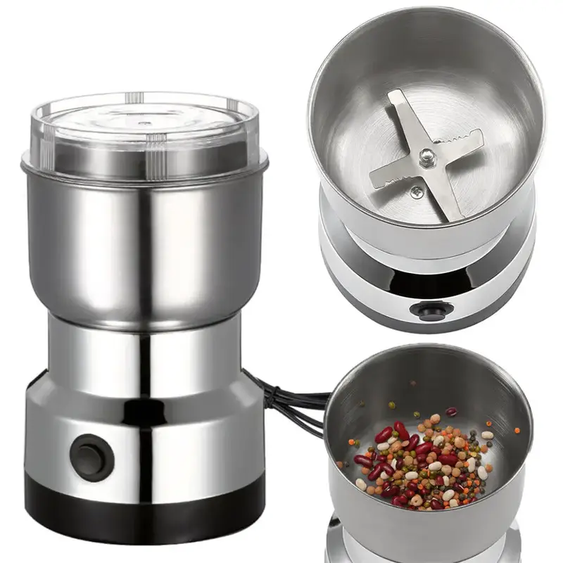 Smart Coffee Bean Grinder - Dry Grinder Nuts Spice Grinding Mill Blender Stainless Steel US Stock Ceramic Manual Coffee Mill