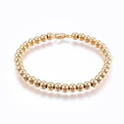 304 Stainless Steel Beaded Bracelets