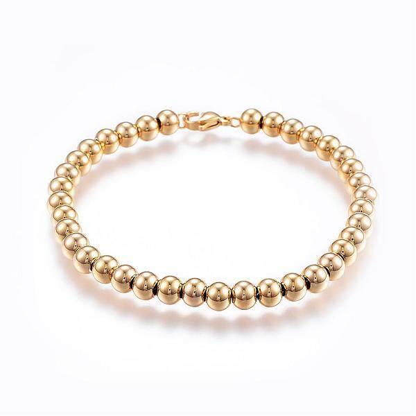 304 Stainless Steel Beaded Bracelets