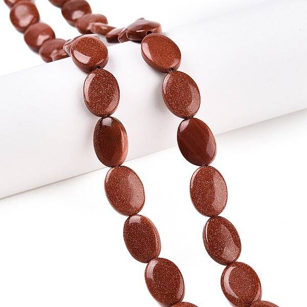 Synthetic Goldstone Beads Strands