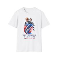 Independence Day Shirt, 4th of July Unisex T-Shirt Patriotic Tee, Pro America Top, USA Flag Clothing, Trump