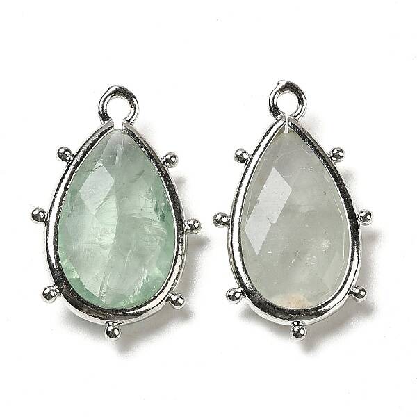 Natural Green Fluorite Pendants