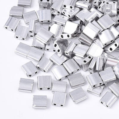 Electroplate Opaque Glass Seed Beads