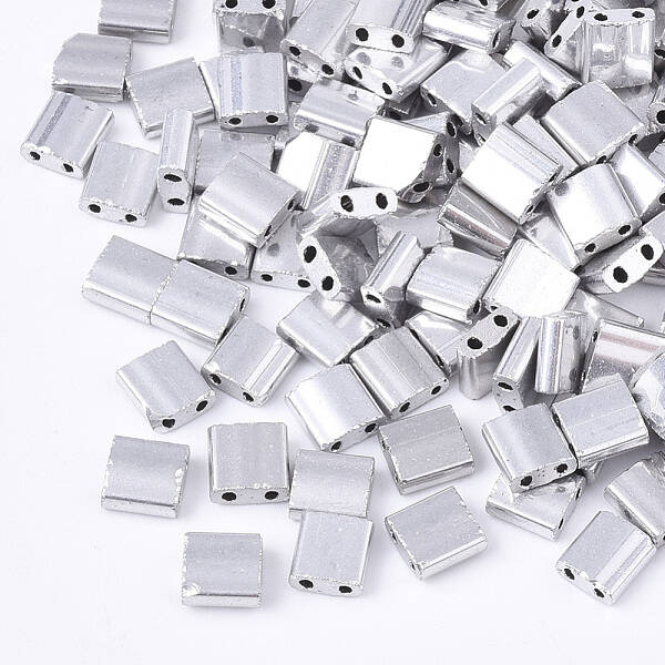 Electroplate Opaque Glass Seed Beads