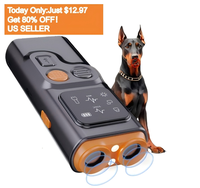 GoliPal 2025 Ultrasonic Dog Bark Control Device – Long-Range, No Shouting or Swatting, Just Point and Click to Instantly St...
