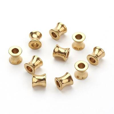 304 Stainless Steel European Large Hole Beads