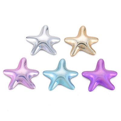 Electroplated Glass Cabochons