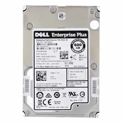 01X5Y9 Dell 600GB 12Gb/s SAS 15000 2.5-Inch Hard Drive