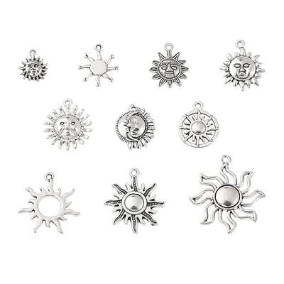 100G Tibetan Style Alloy Pendants