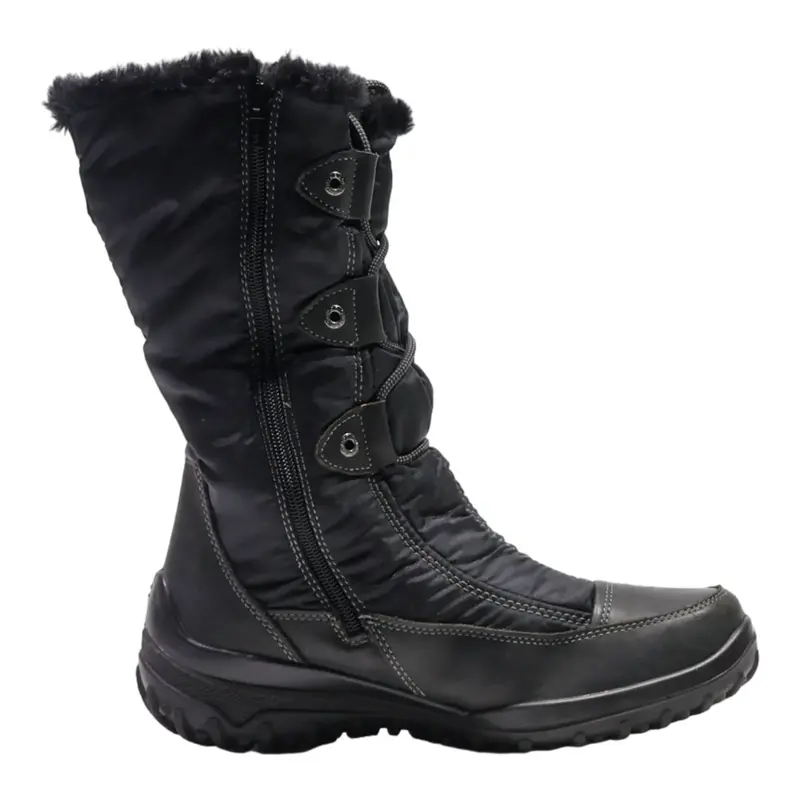 GABOR Snow Boots Black Synthetic Womens UK 4.5
