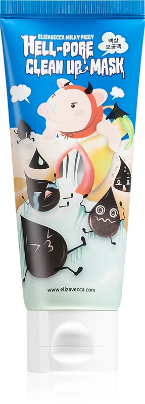 Elizavecca Milky Piggy Hell-Pore Clean Up peel gel mask-off against blackheads 100 ml