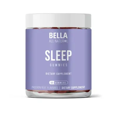 Bella All Natural Sleep Gummies, Passionfruit Flavor, 60ct
