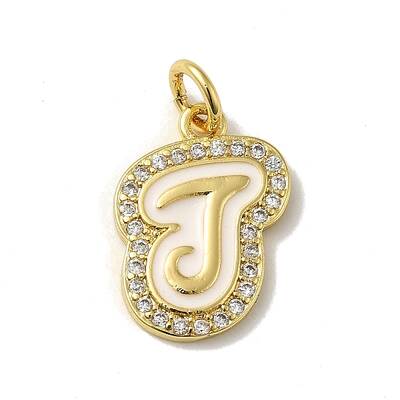 Brass Micro Pave Cubic Zirconia Pendants