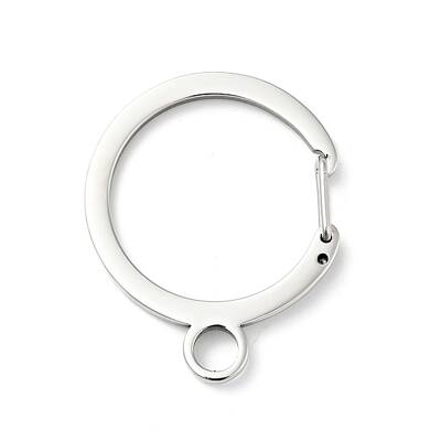 Non-Tarnish 304 Stainless Steel Gate Snap Key Clasps