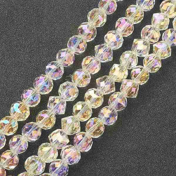 Electroplate Glass Beads Strands