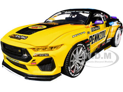 Ford Mustang RTR #88 Chelsea Denofa Pennzoil Formula Drift PRO Championship (2025) with Lights RTR Vehicles Series 1/24...