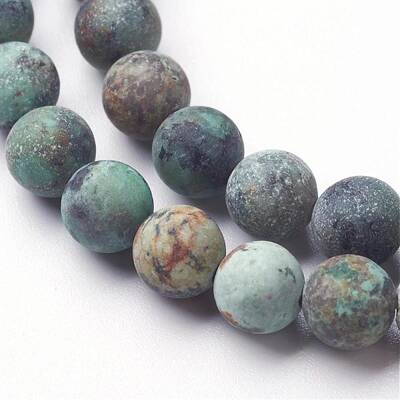 Natural African Turquoise(Jasper) Bead Strands